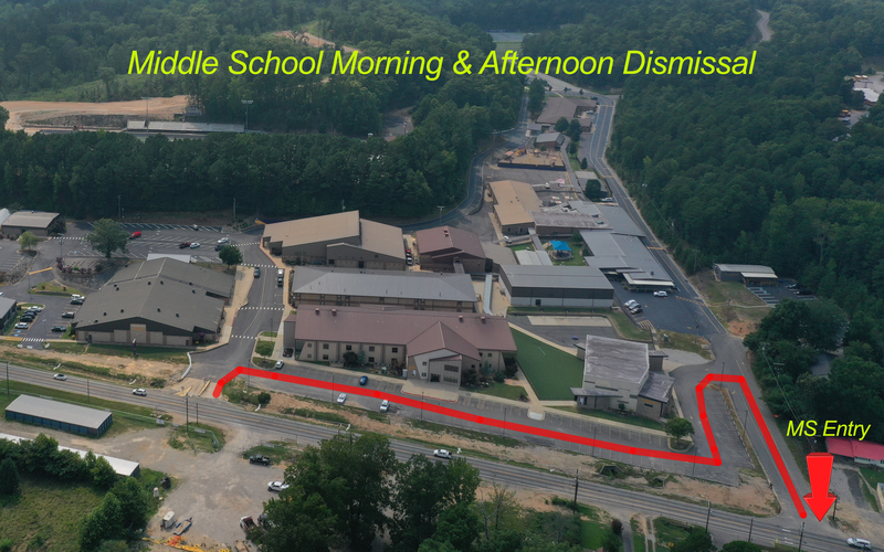 Middle School Morning & Afternoon Dismissal