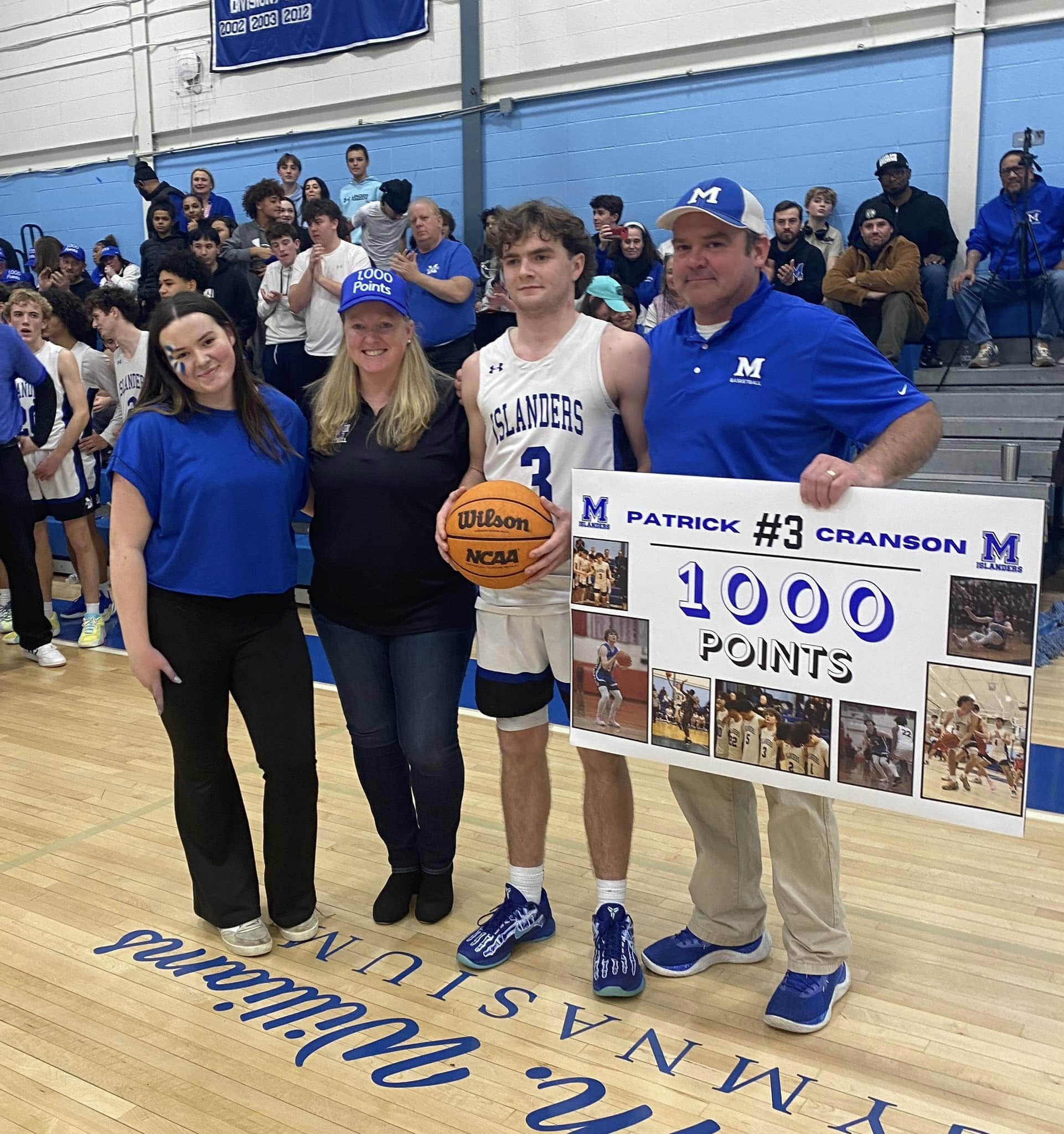 Pat Cranson 1000 points!