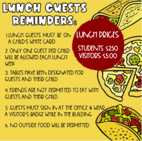 Lunch Guest Reminders