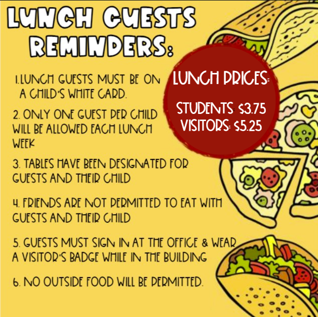 Lunch Guest Reminders