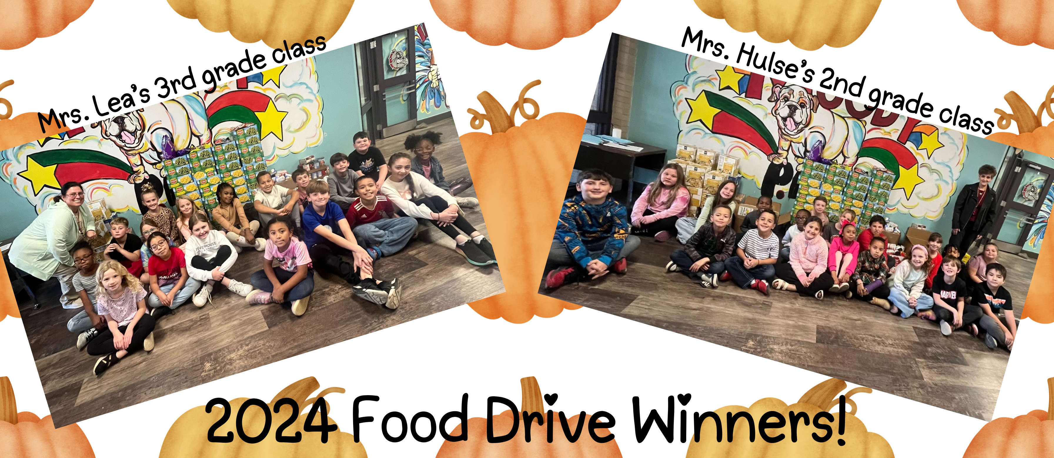 food drive winners