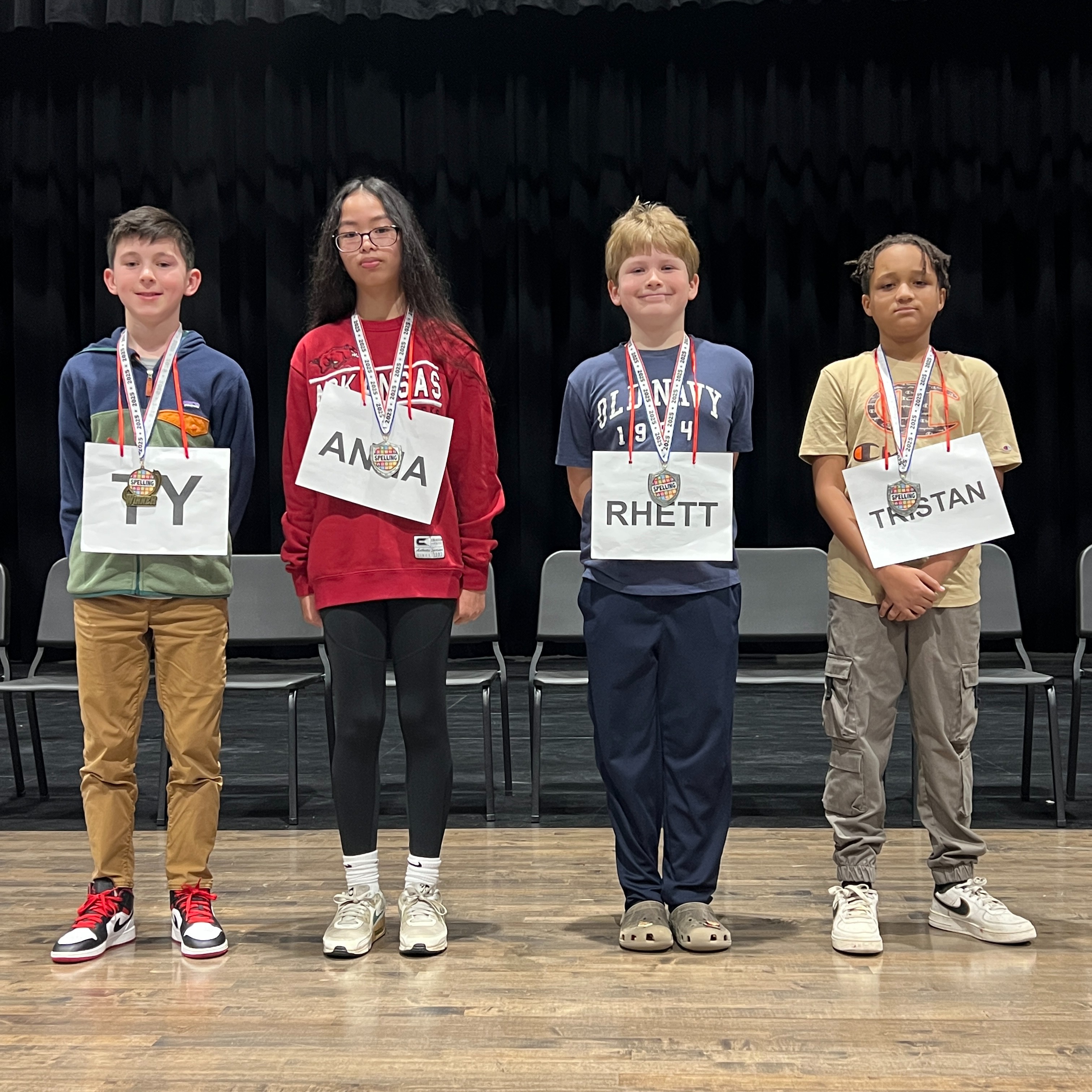 white hall spelling bee students