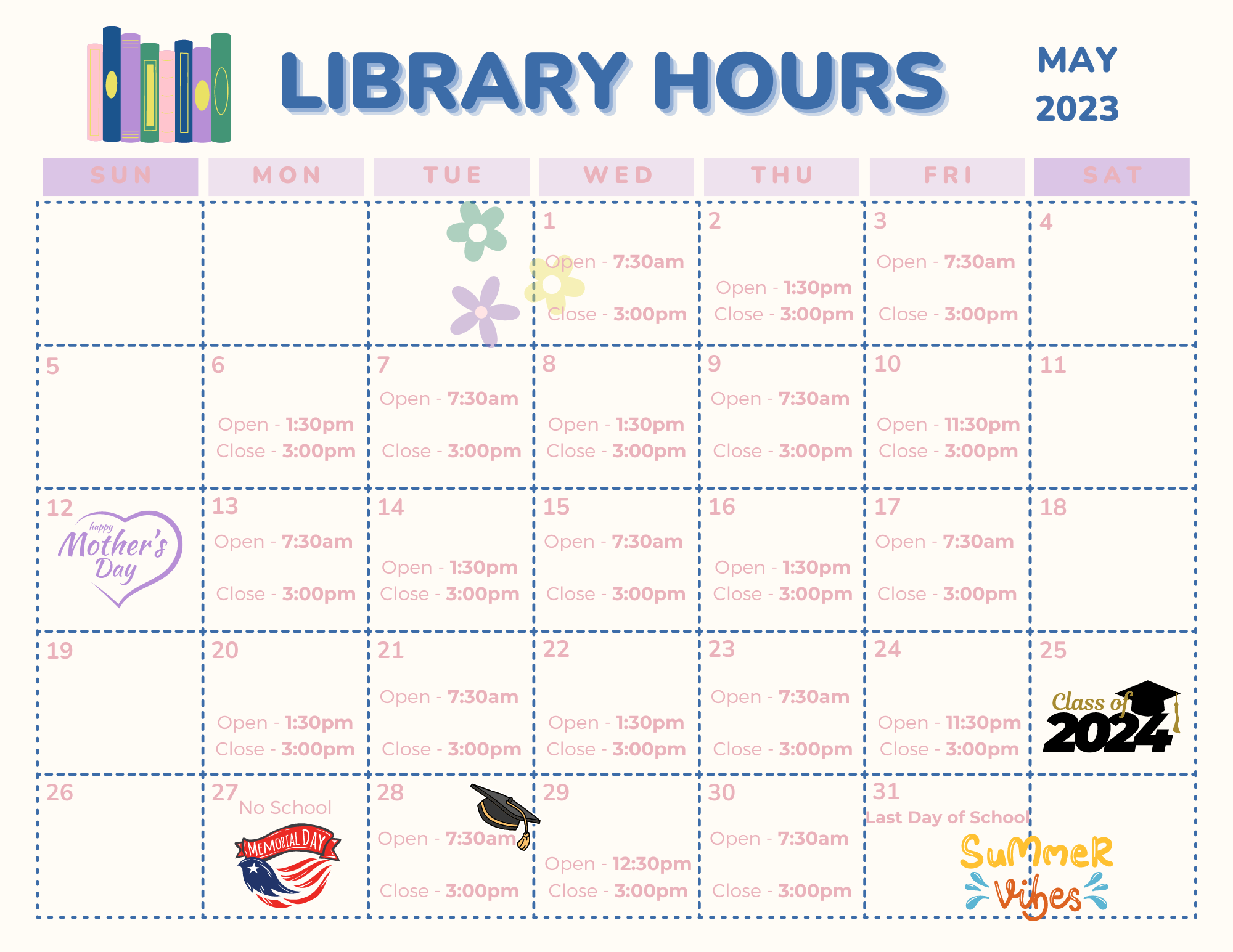 Library hours