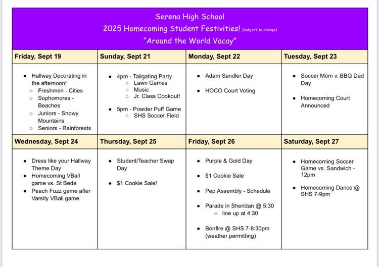 hoco activities
