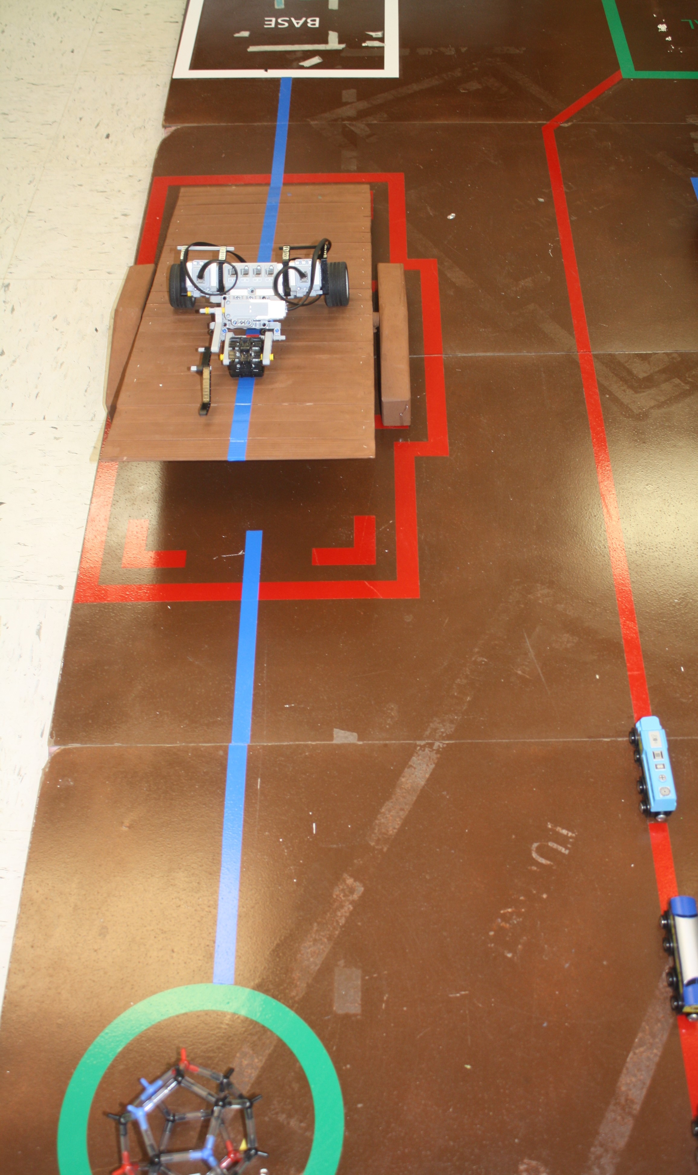 A photo of the robotics activity.