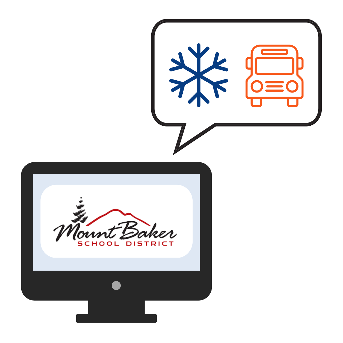 Website's Live Feed, Computer, Weather, School Bus