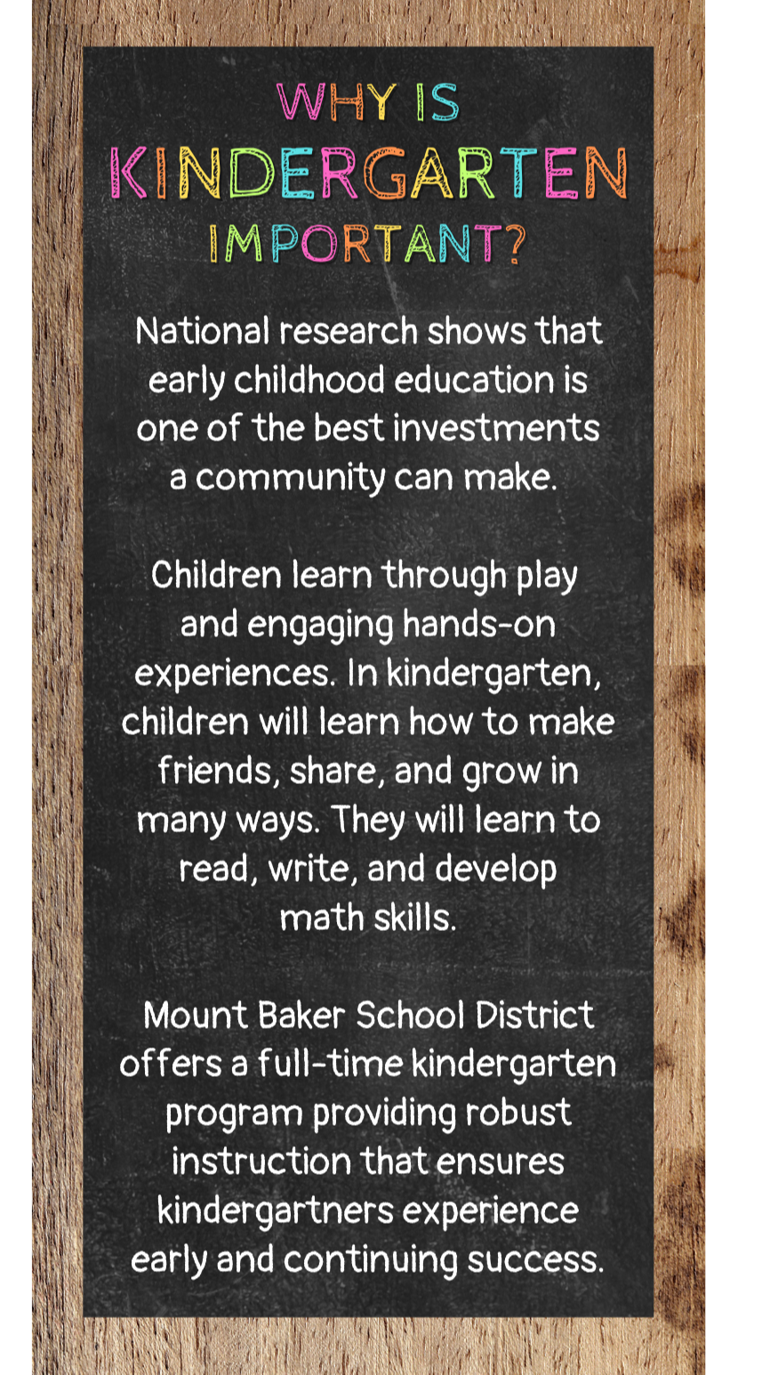 Why is Kindergarten Important?