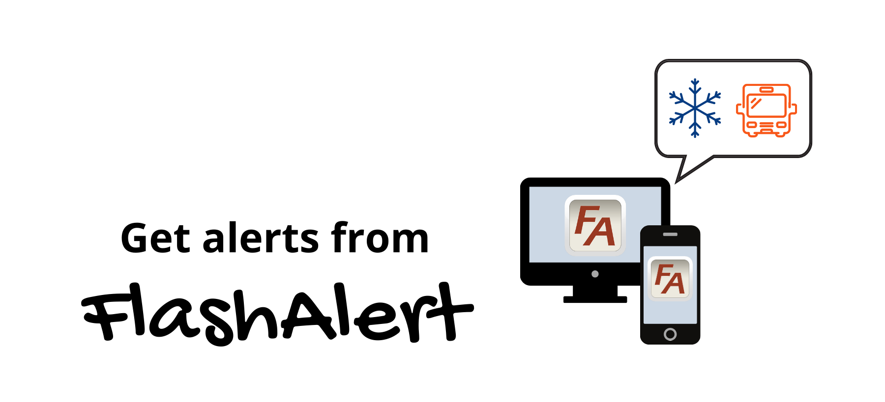 FlashAlert, Computer, Phone, Weather, School Bus