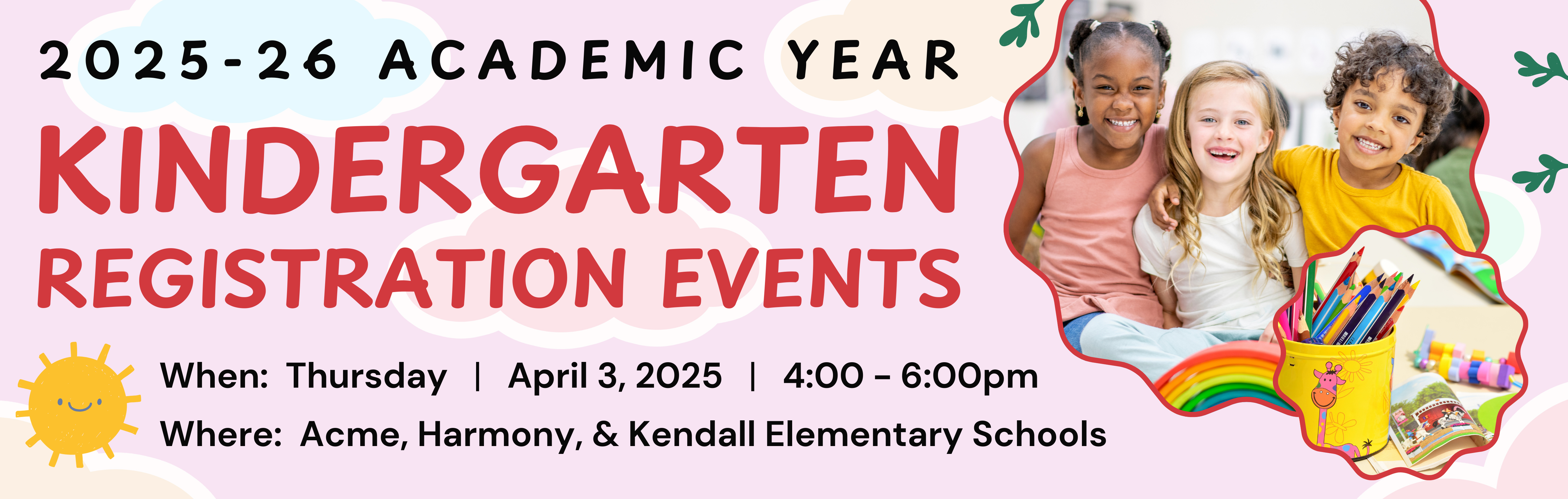 MBSD Kindergarten Registration Events 2025-26