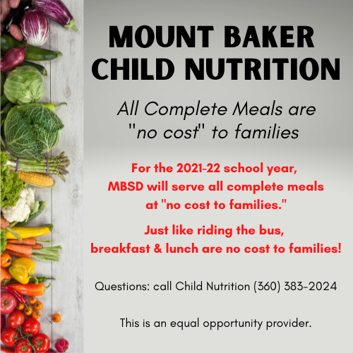 No Cost Meals 2021-22
