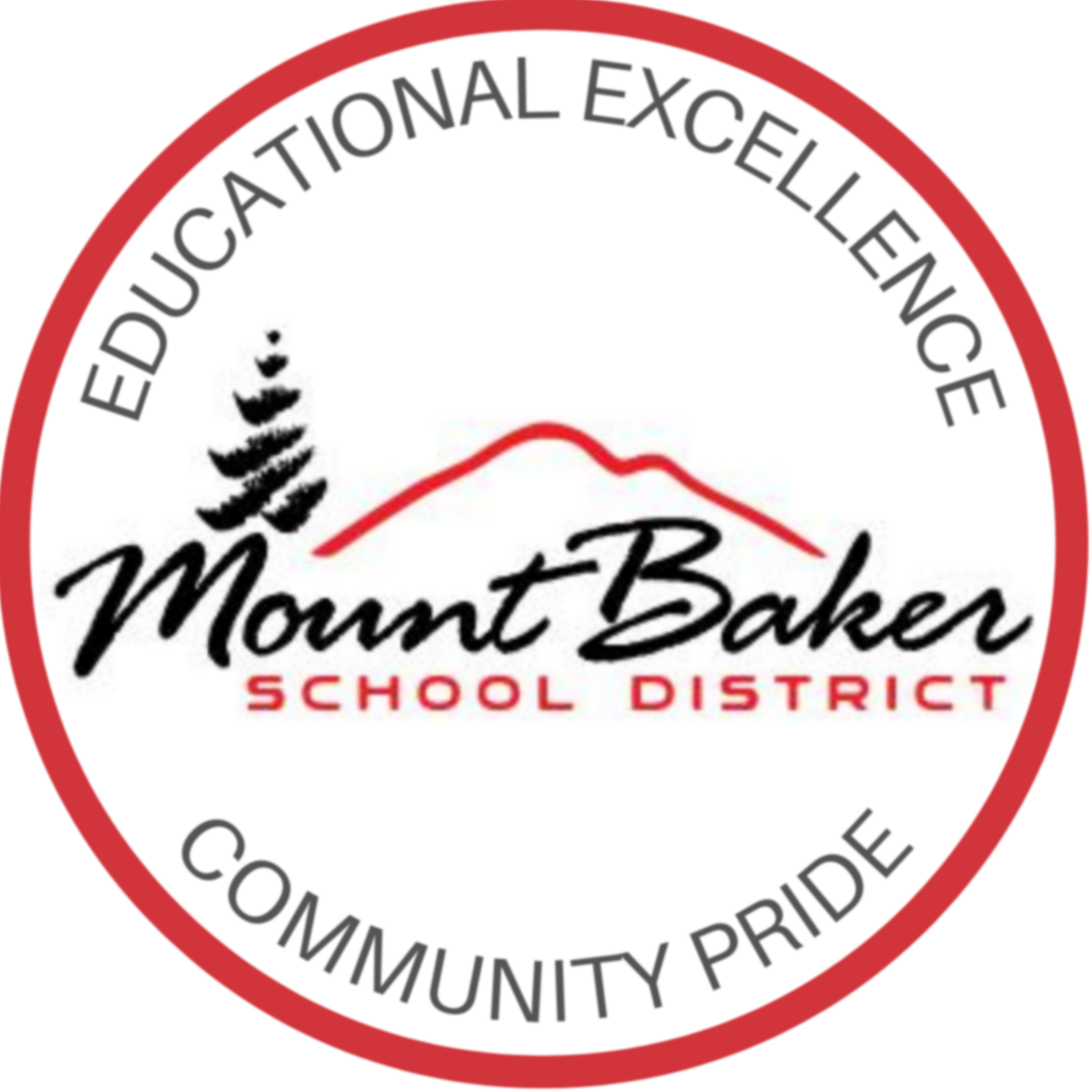 Mount Baker School District circle logo