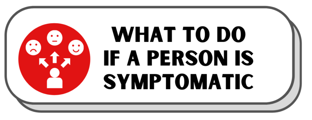 What to do if a Person is Symptomatic