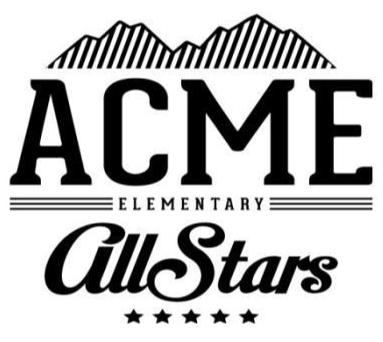 Acme All Stars Logo, Stars, Mountains
