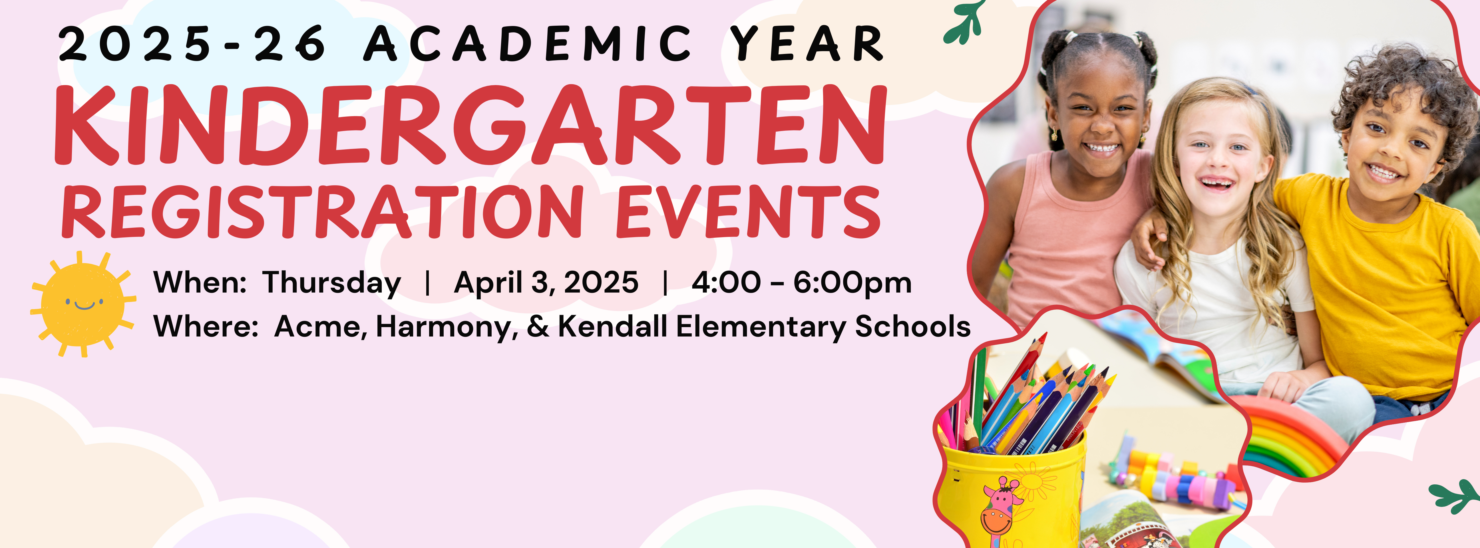 MBSD Kindergarten Registration Events 2025-26