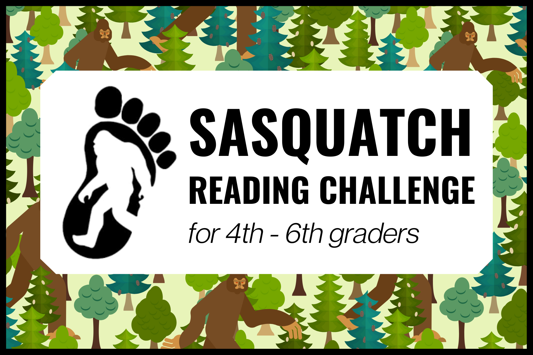 sasquatch reading challenge
