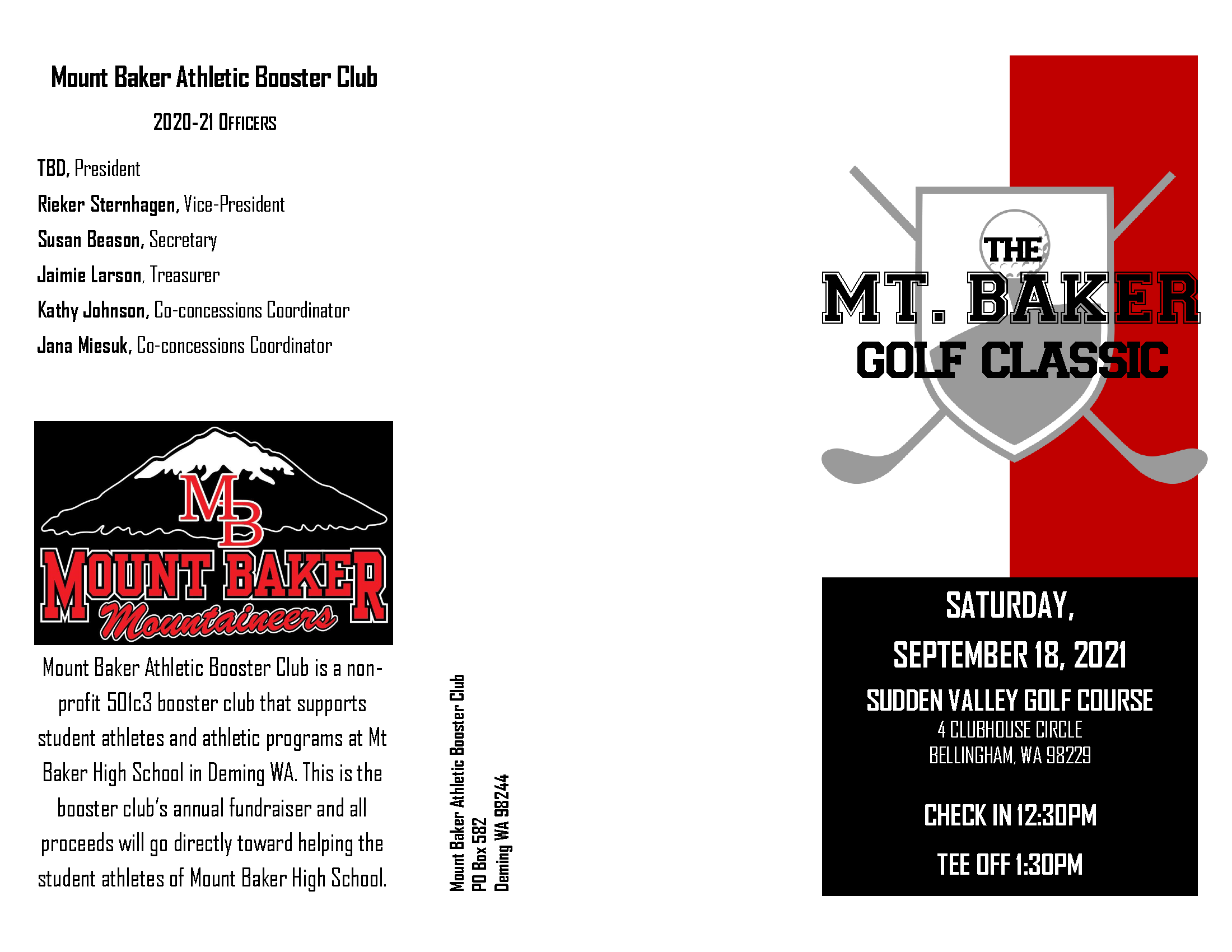 mt baker golf classic