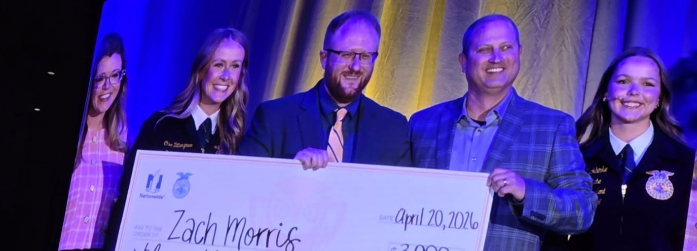 Zach Morris Receives 2026 Iowa Golden Owl Award