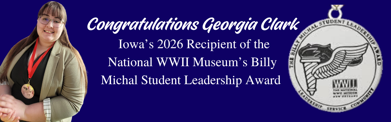 Georgia Clark Receives Billy Michal Student Leadership Award