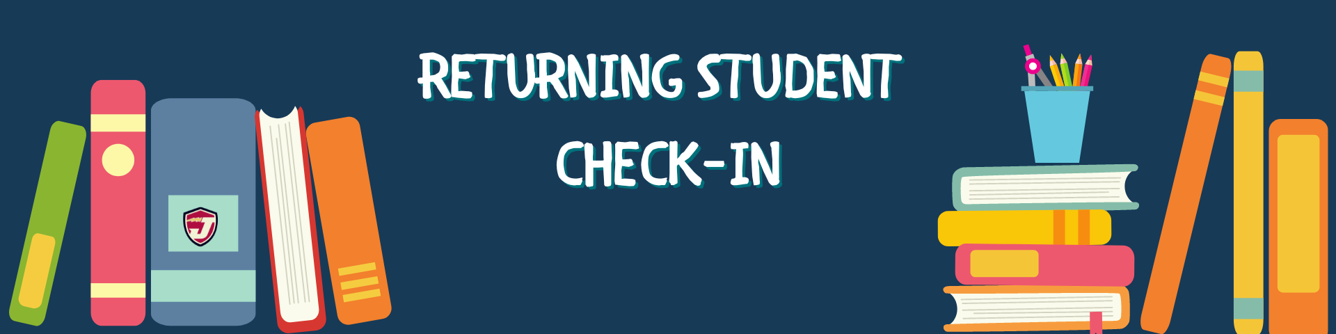 This is a stock image for returning student check in 