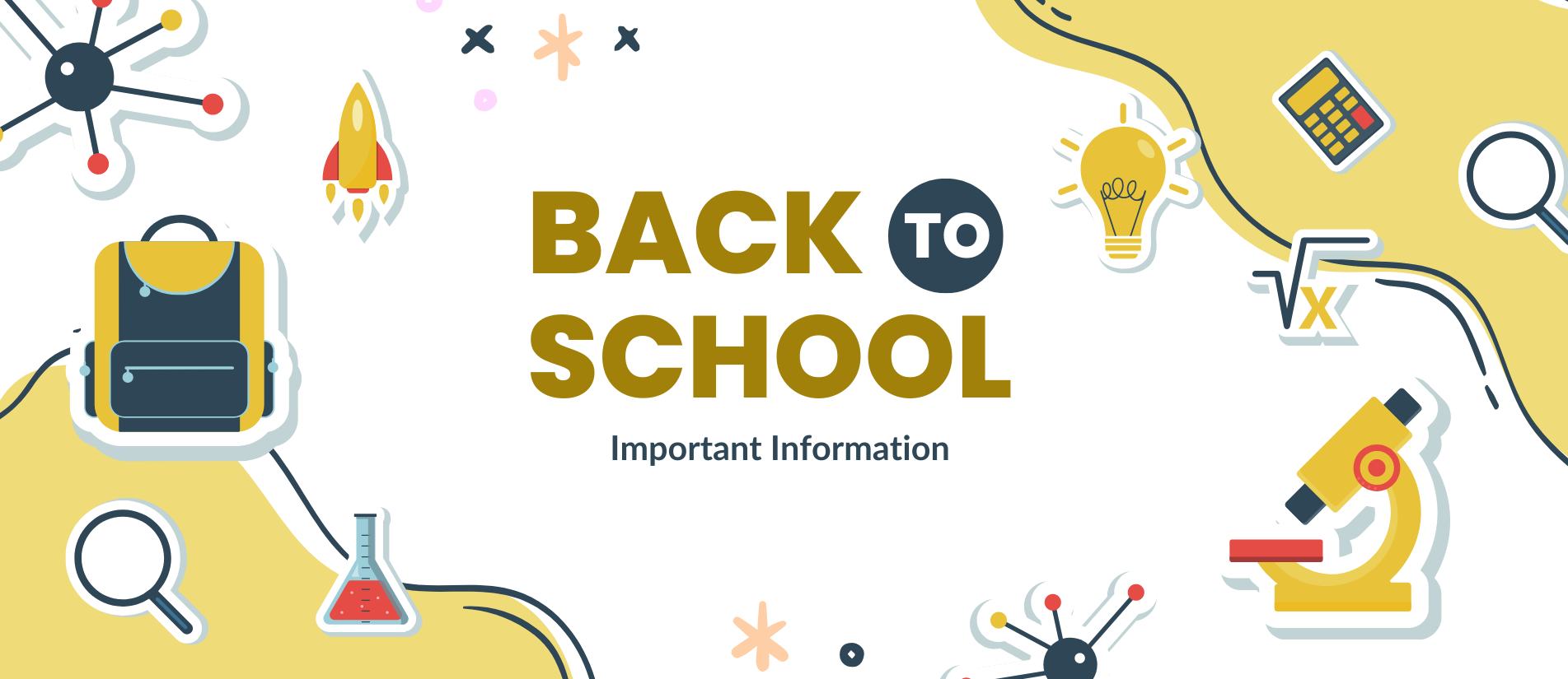 back to school important information