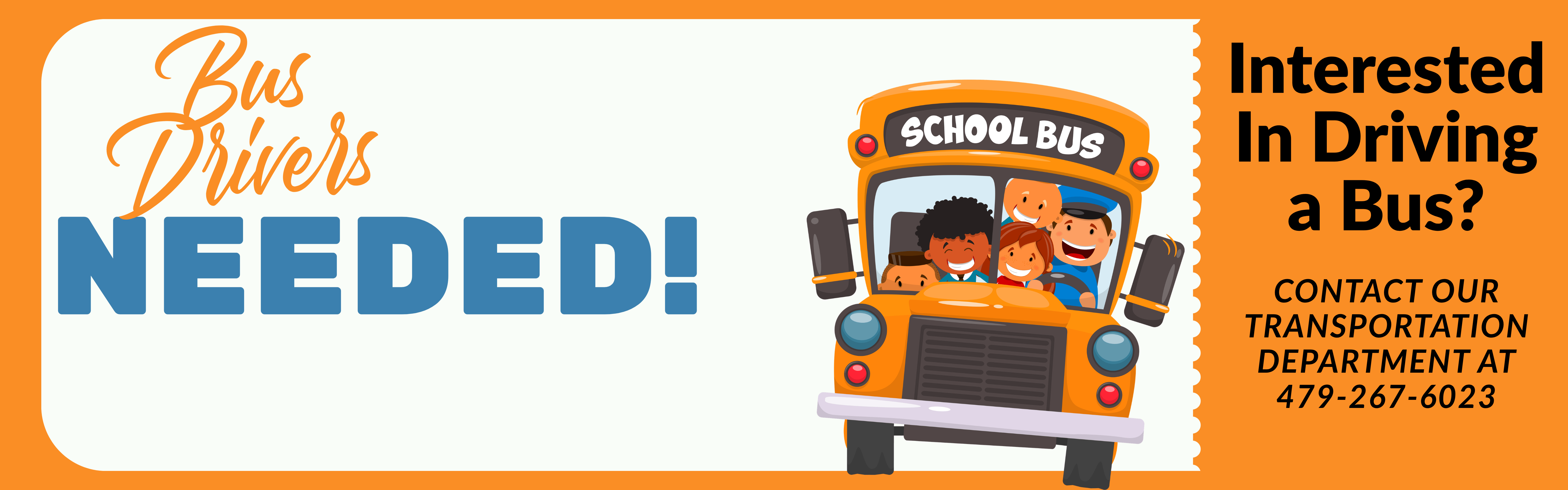 bus drivers needed