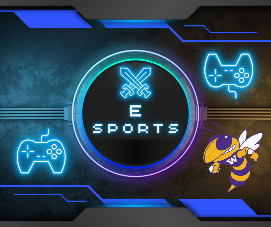 blue esports with controller