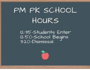 PM PK School Hours