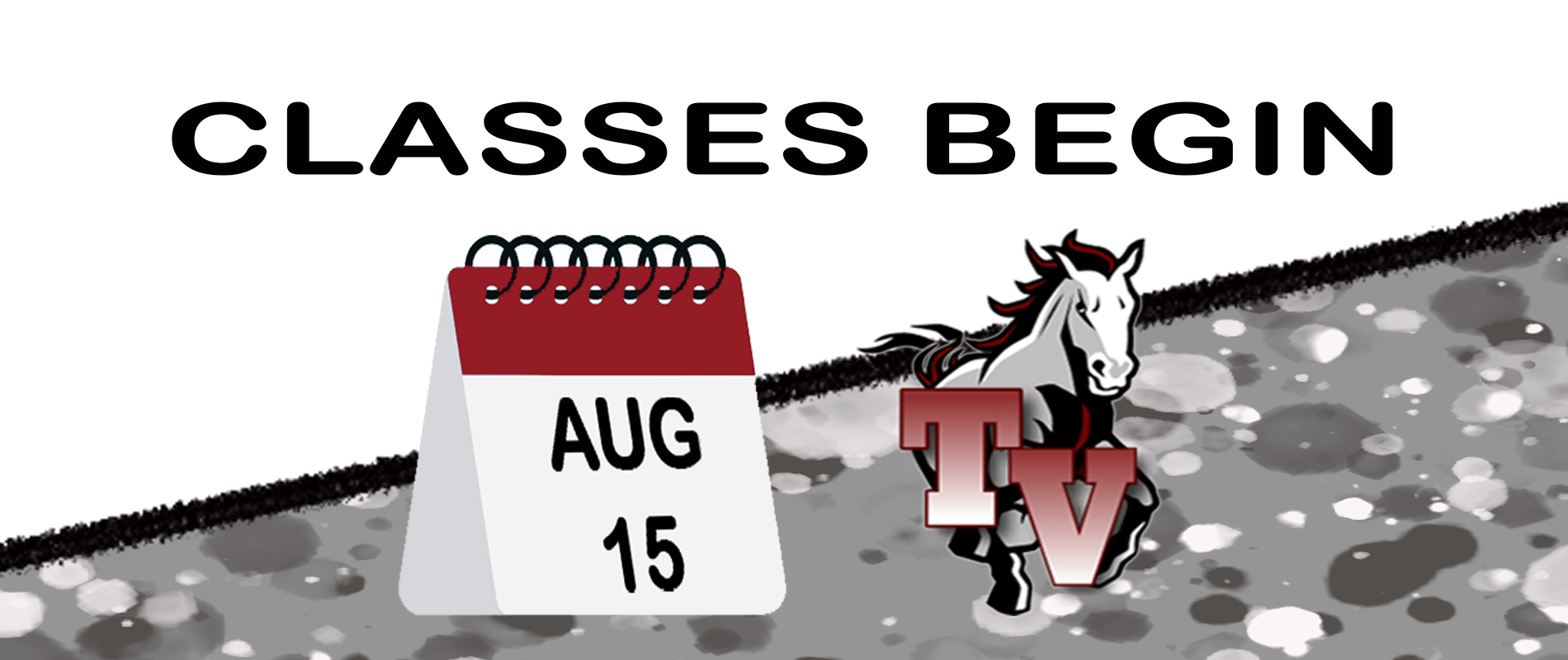 Classes Begin August 10th with calendar icon and TV logo.