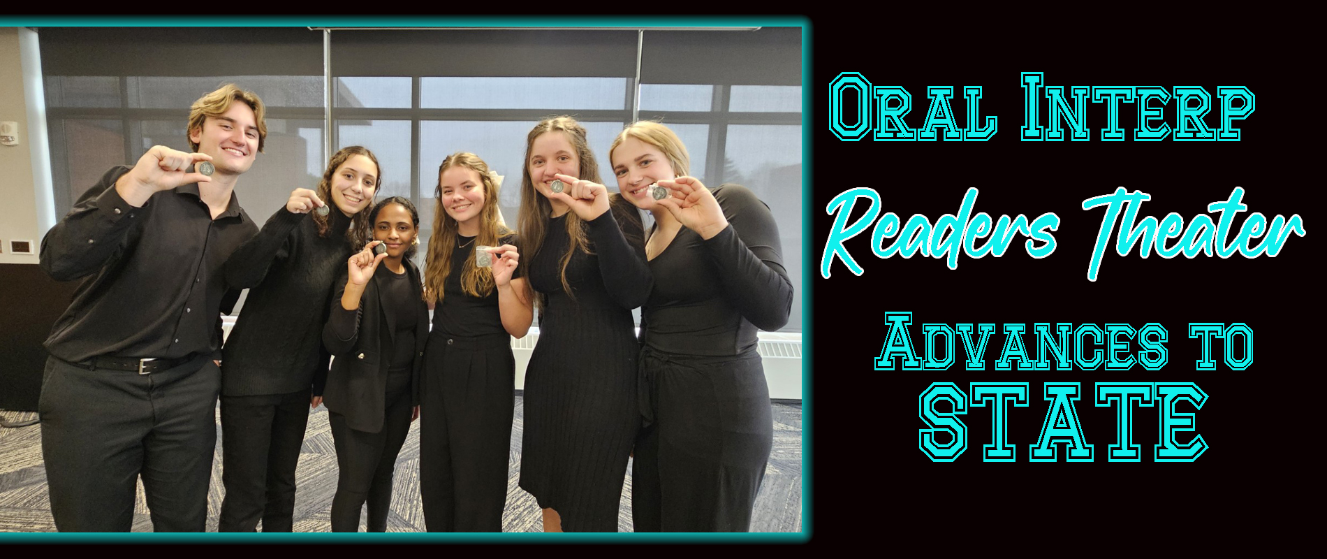 Oral Interp Advances to State in Readers Theater