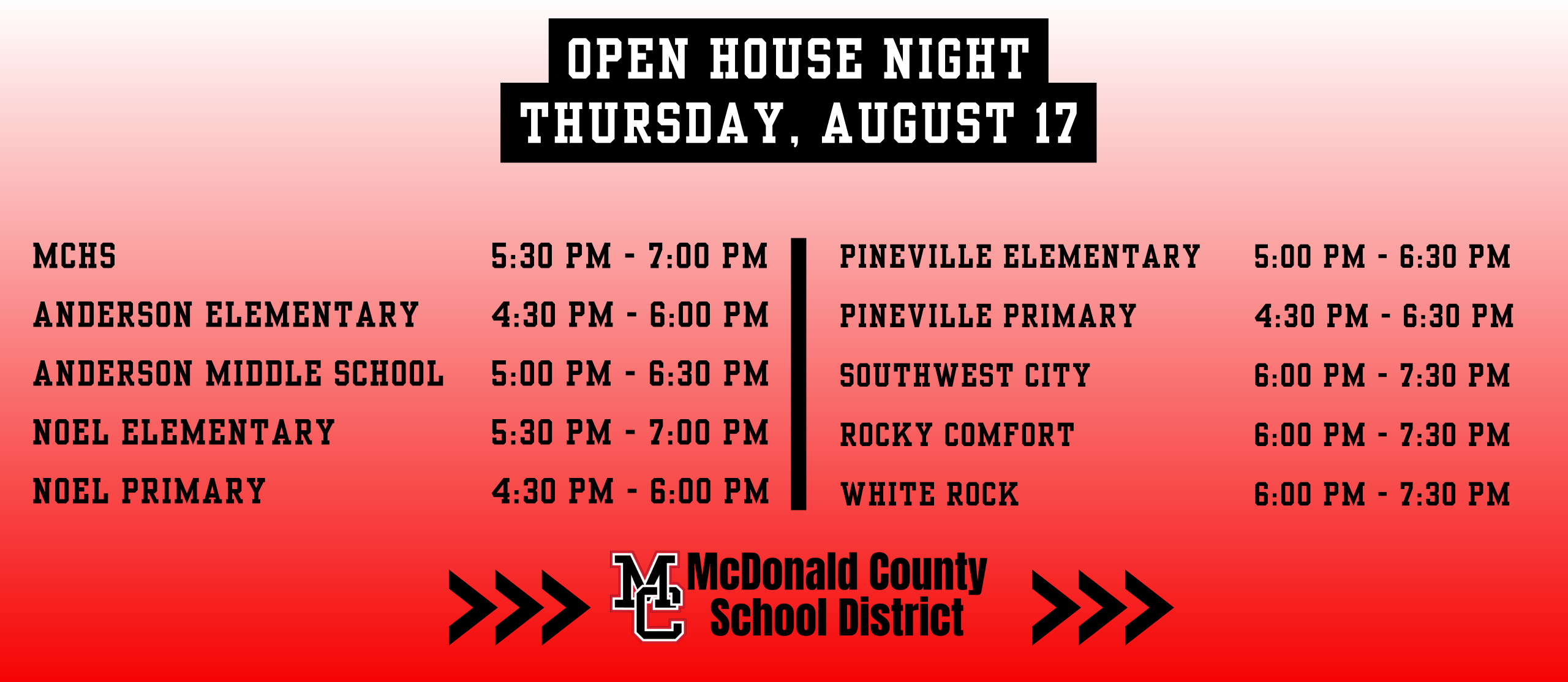 McDonald County R1 School District Home