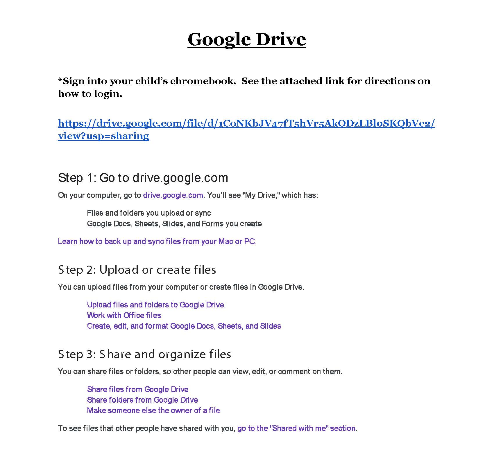 Google Drive page 1