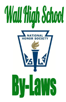 Wall Chapter of National Honor Society By Laws