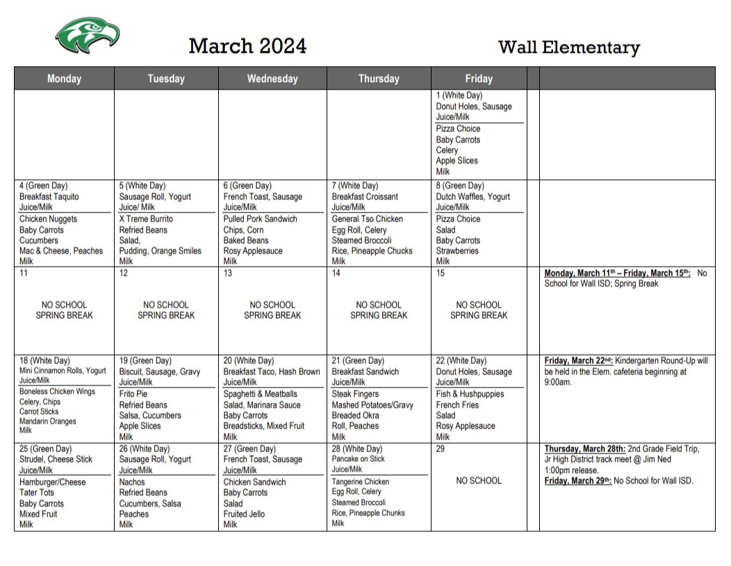 Wall Elementary School Home Wall ISD