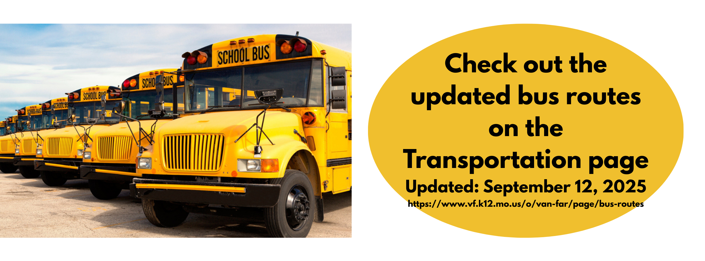 Updated bus routes