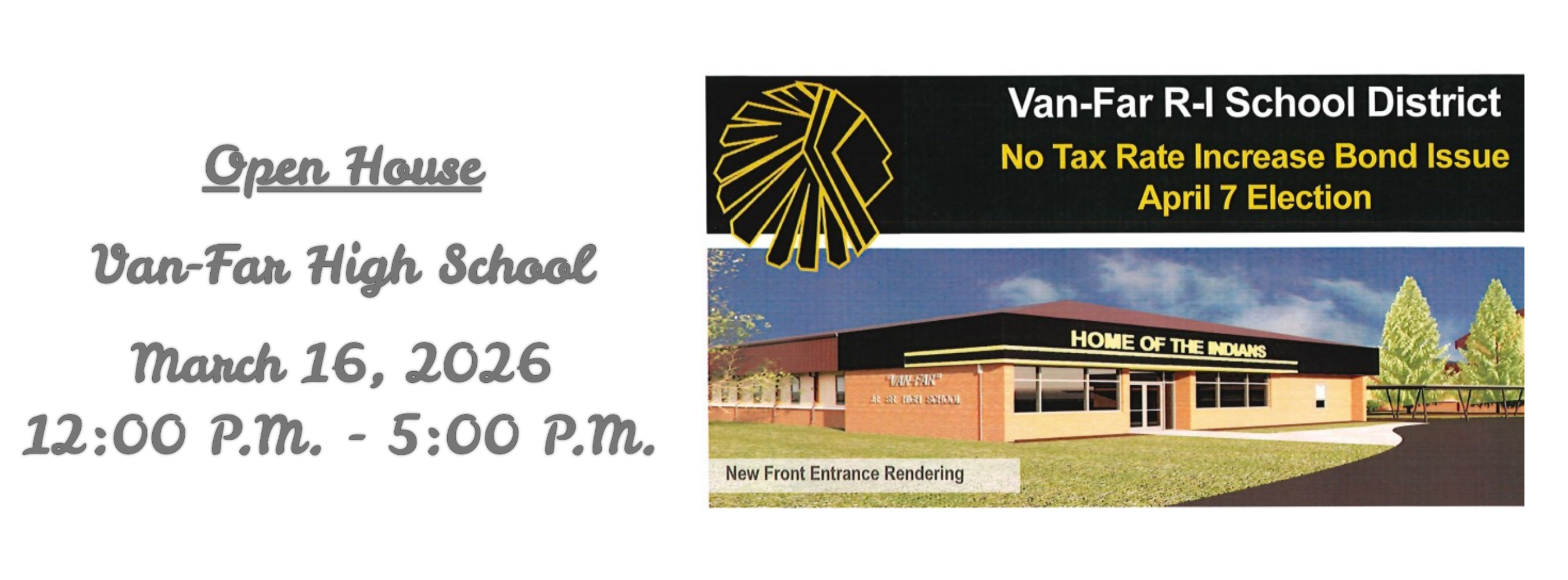 Open House March 16, 2026 