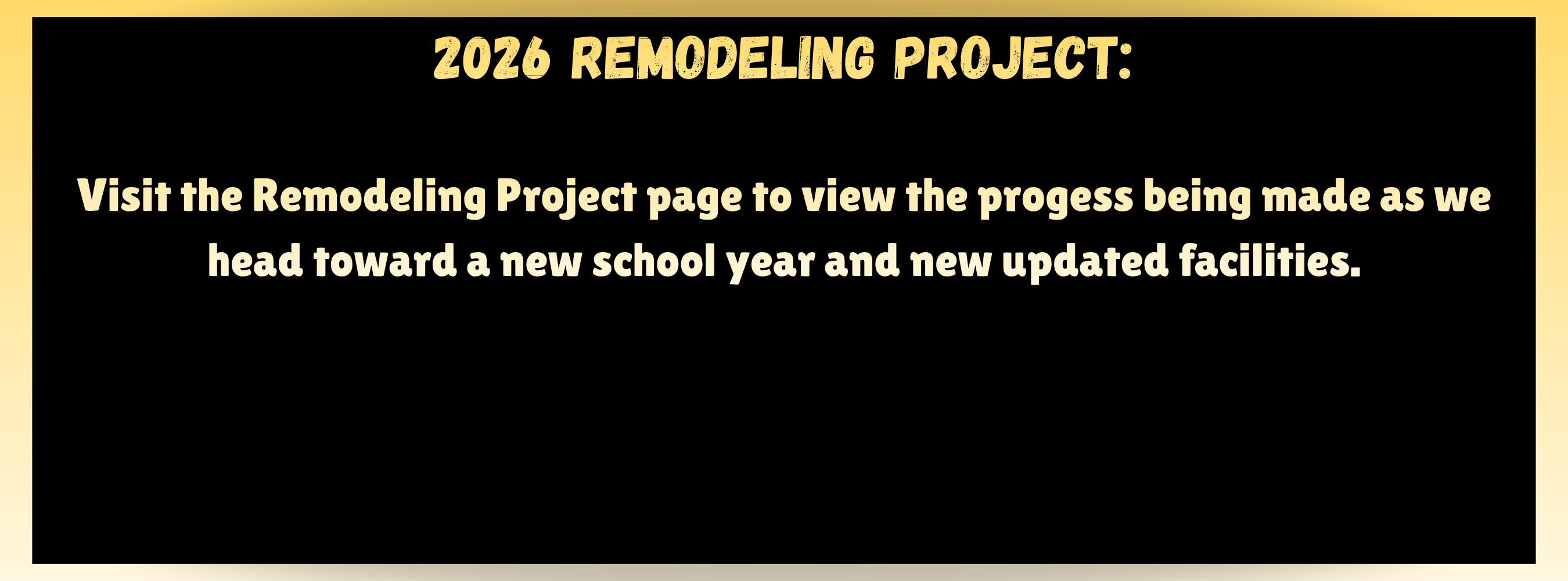 Remodel page has been update.