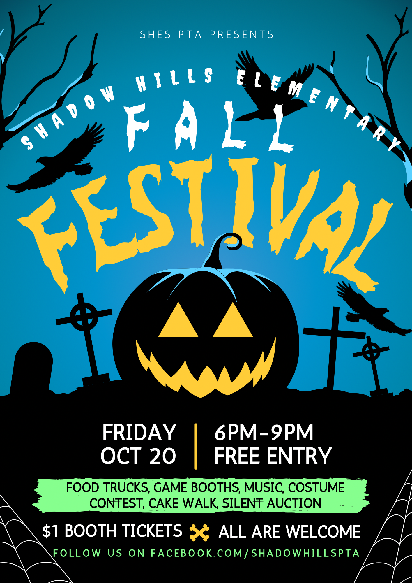 Don't miss our Fall Festival on Friday, Oct. 20th at 6:00pm!