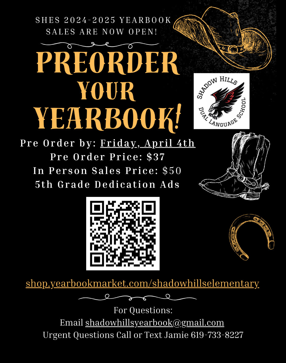 PTA- Yearbook Pre Order