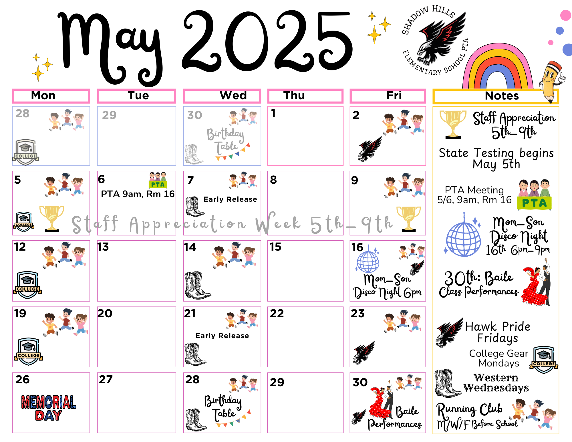 PTA News MAY