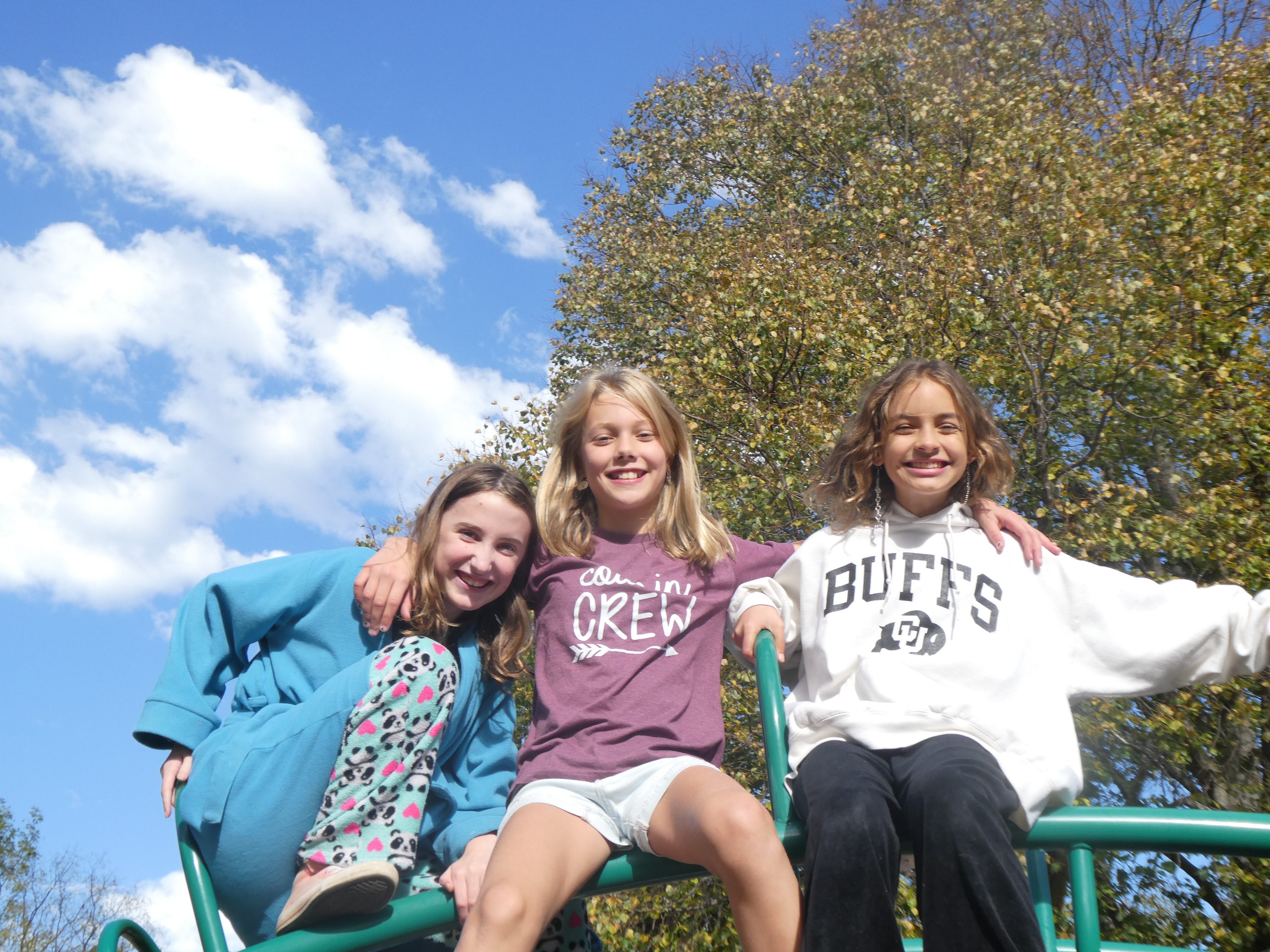 5th Graders enjoying recess together.