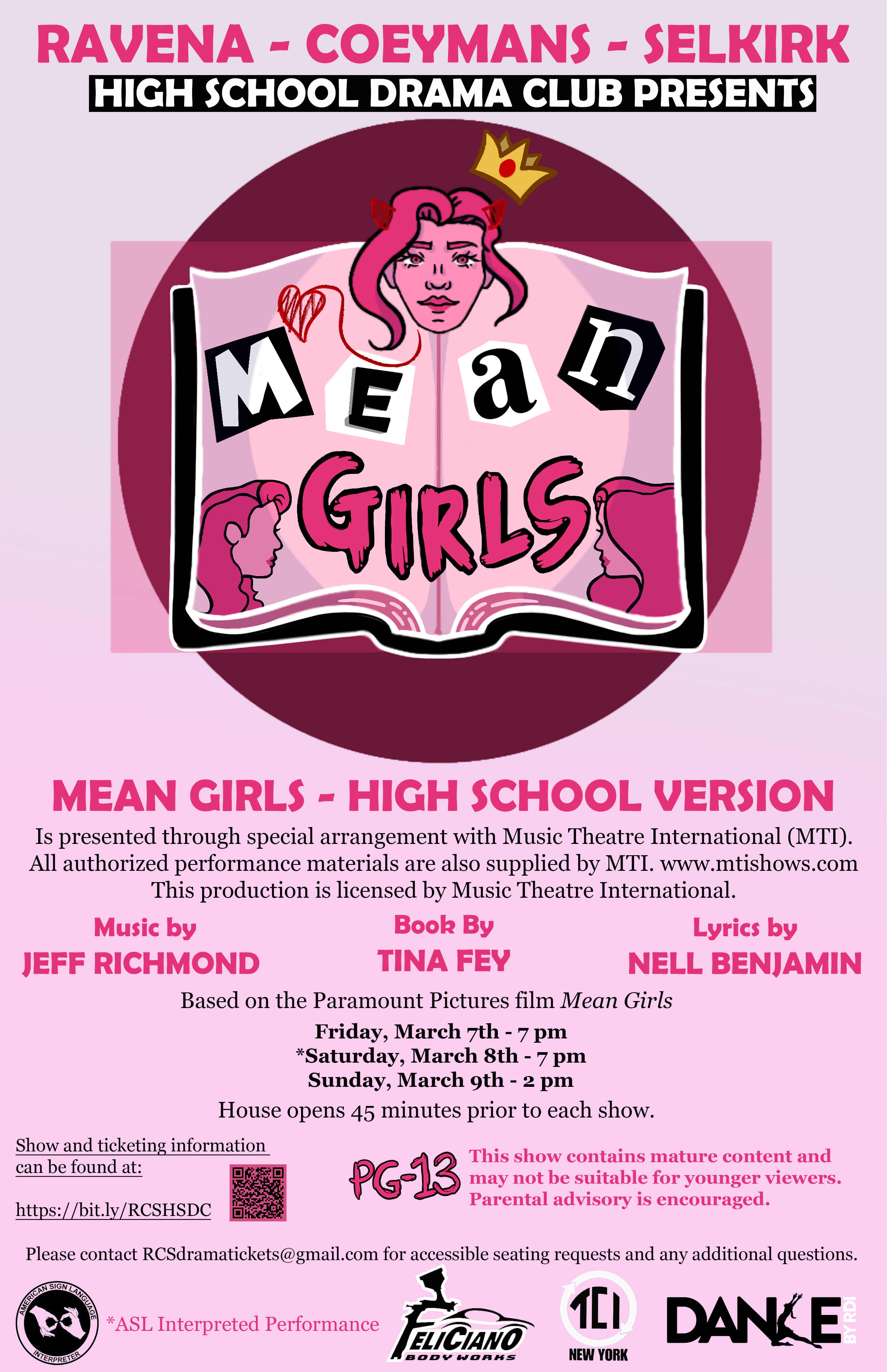 RCS HS Drama Club Musical Poster