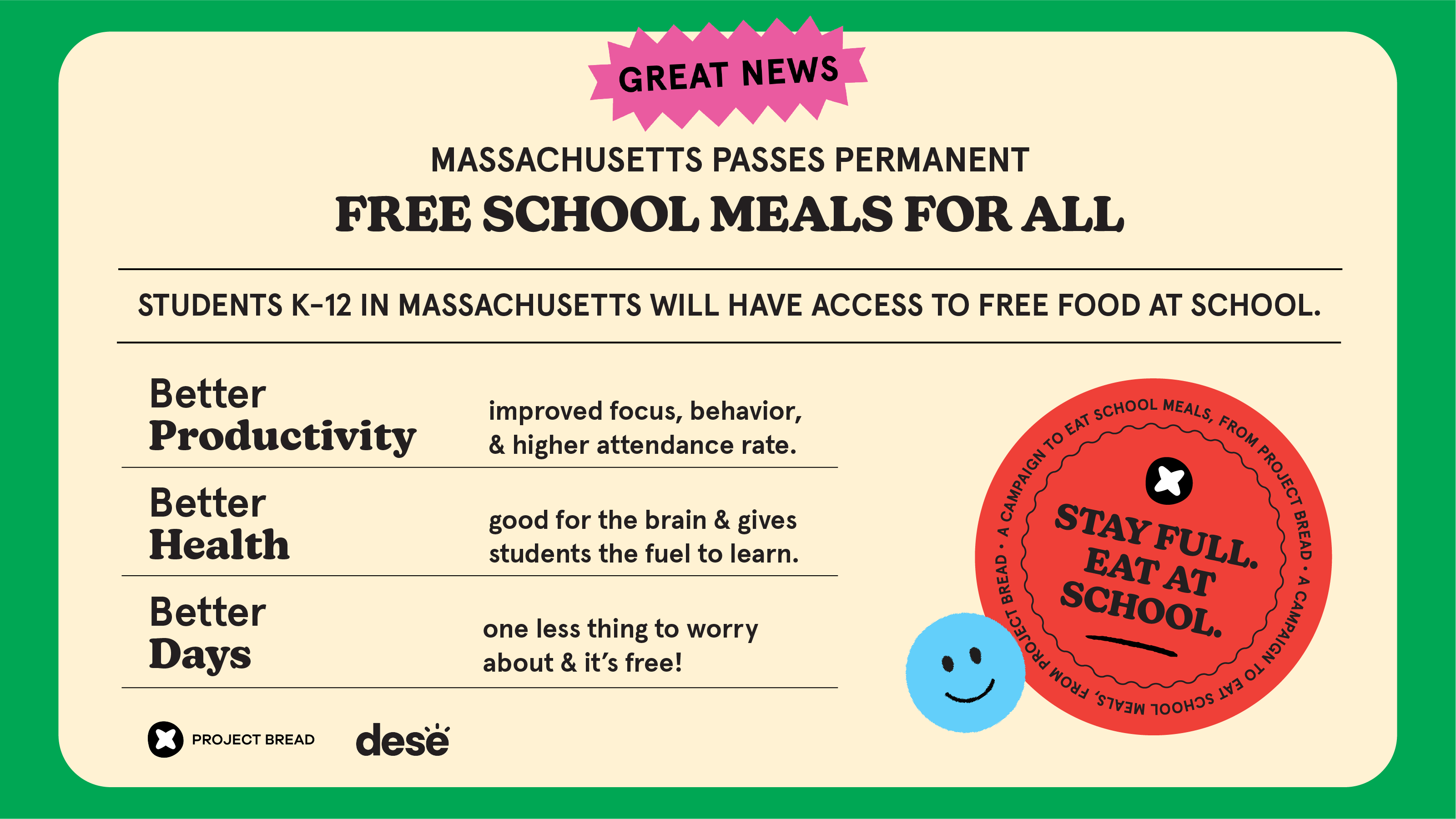 FREE MEALS FOR ALL OF MASSACHUSETTS 