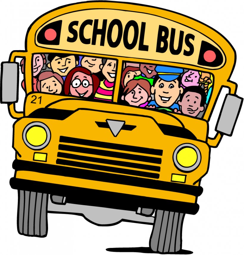 Bus filled with children 
