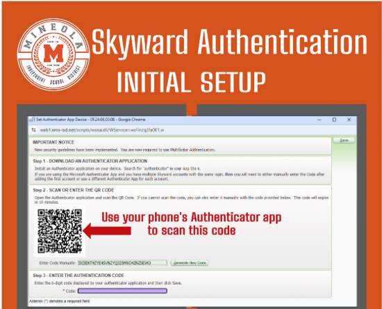 Skyward Authentication Setup