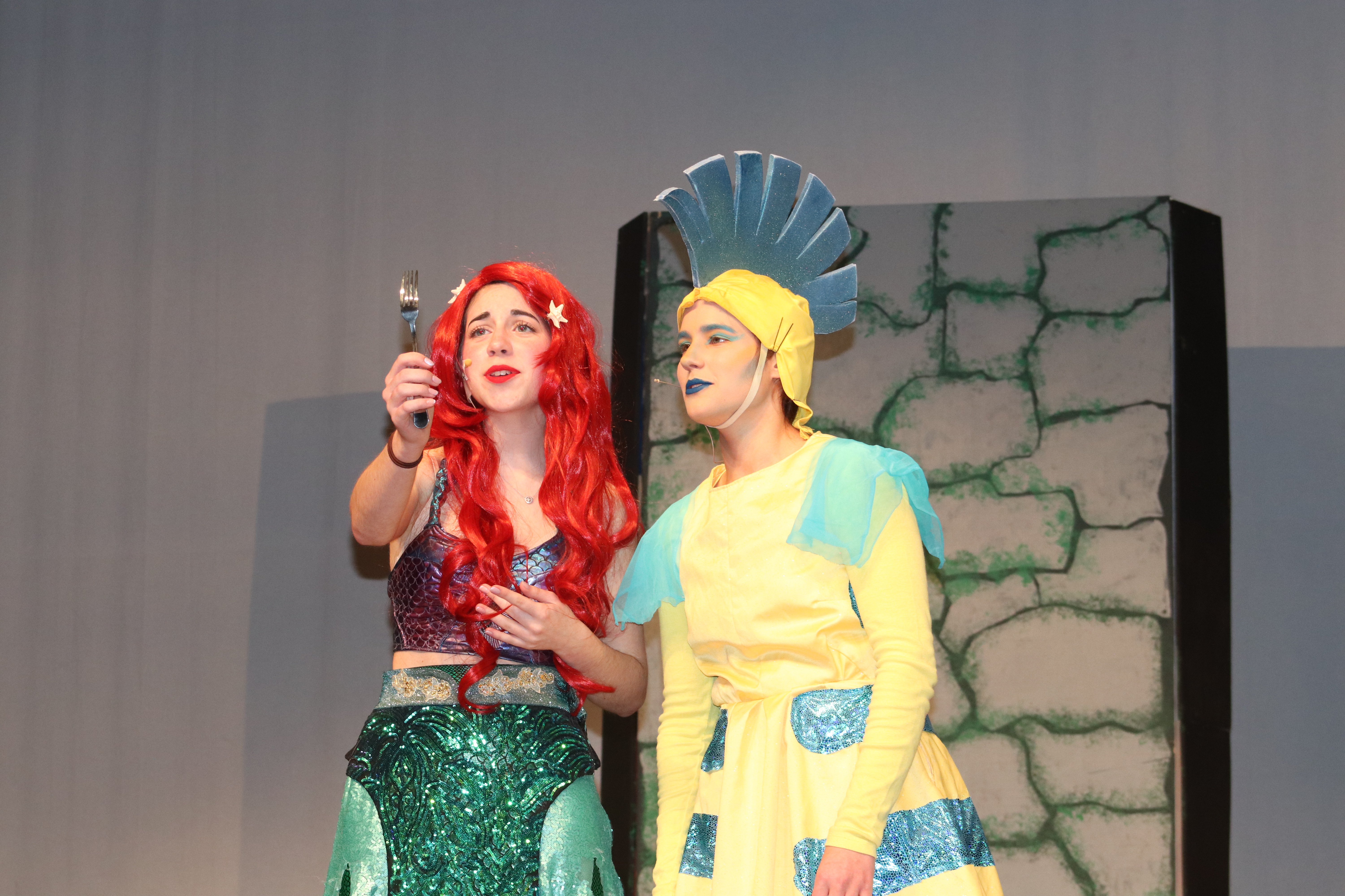 Cast members from The Little Mermaid