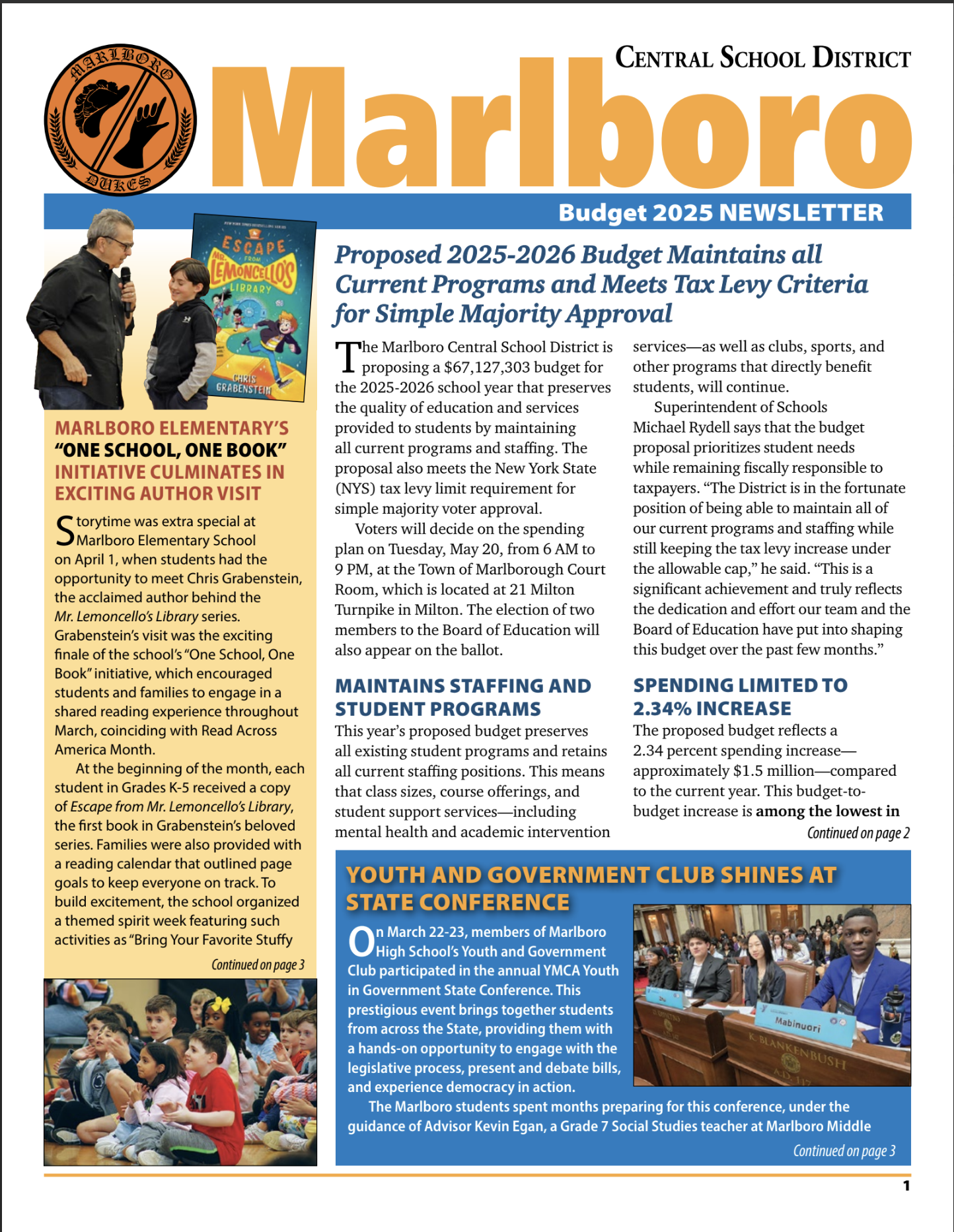 Budget NewsLetter 2025-2026