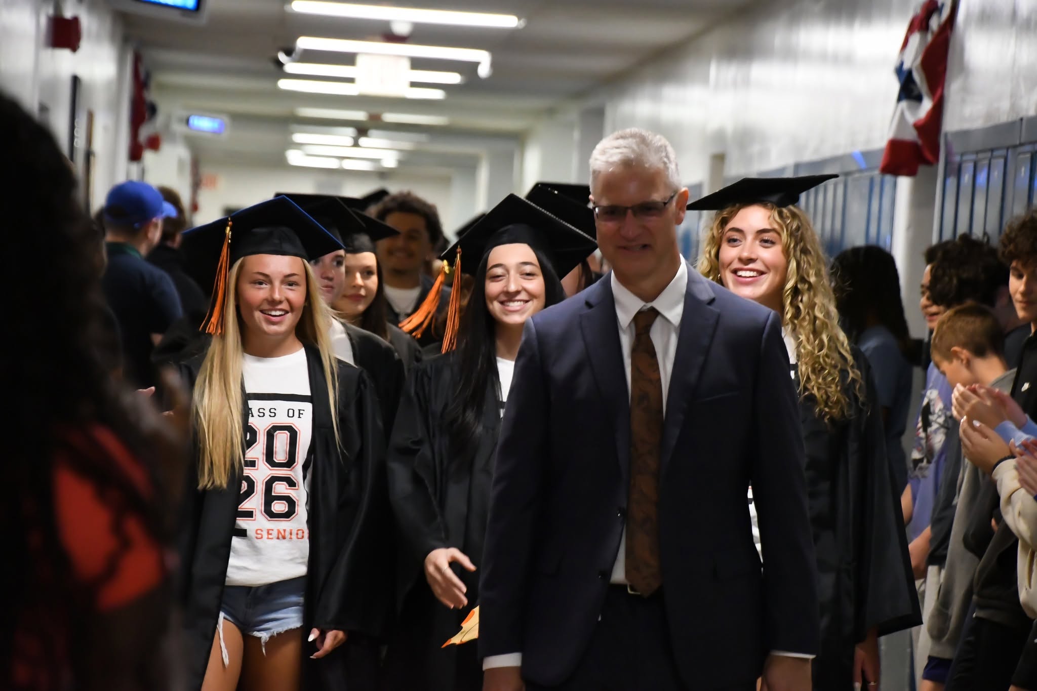 graduation walk