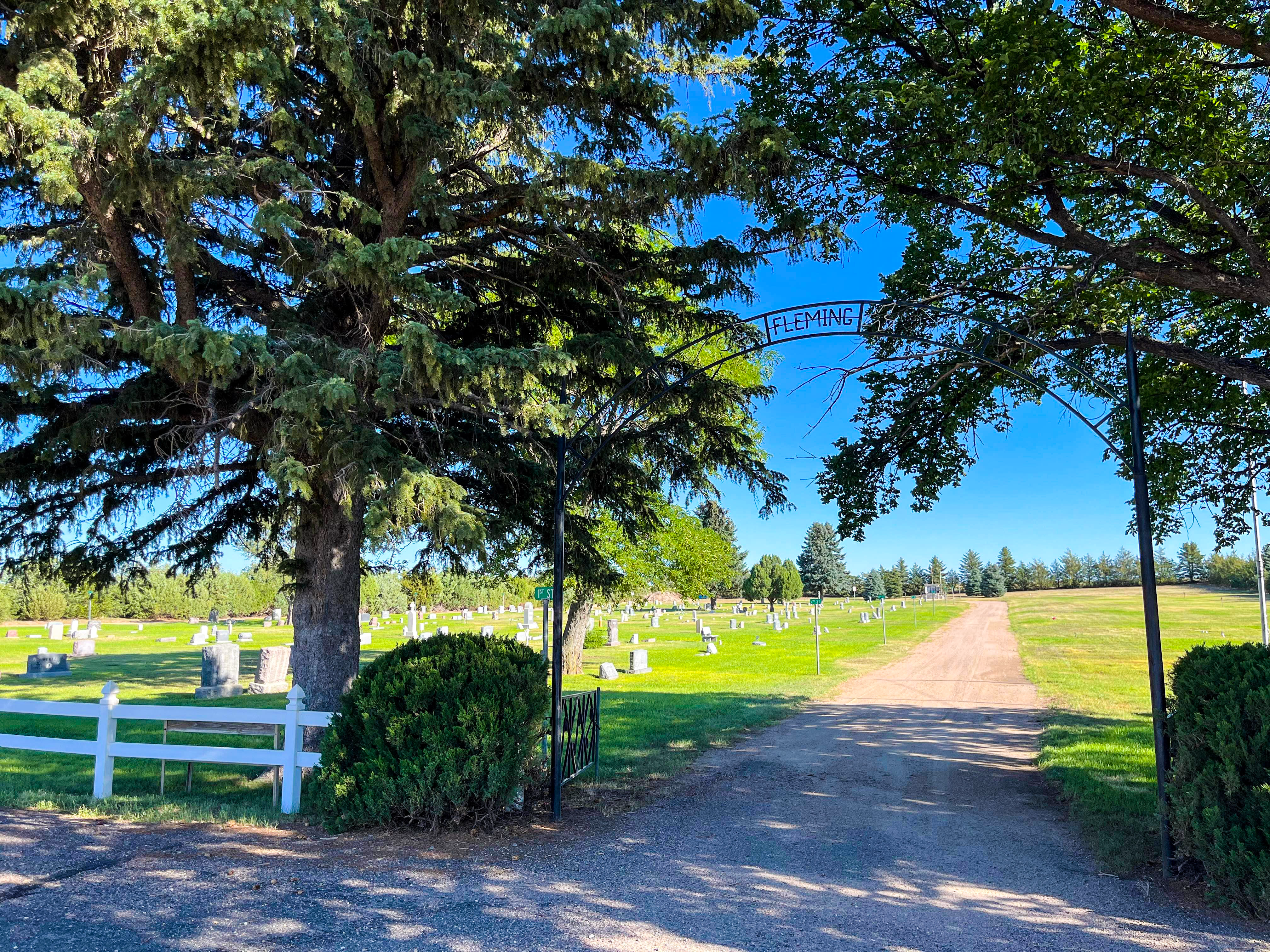 Town of Fleming Colorado Cemetery