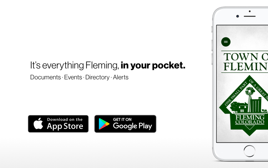 Fleming Colorado Town App