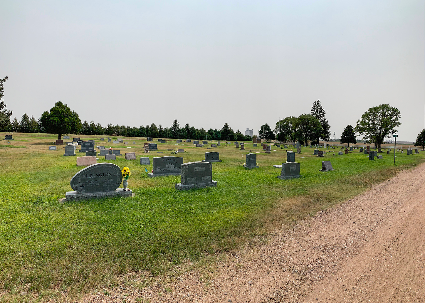 A View of the Fleming, Colorado Cemetery